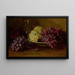 Natur stillleben mit Trauben - Edith White — gerahmtes Bild an der Wand