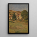 Eine Aussicht in der Nähe von Saint-Jean-de-Luz - Edmond Charles Joseph Yon — gerahmtes Bild an der Wand