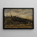 Die Mühlen von Montmartre Nordhang - Edmond Charles Joseph Yon — gerahmtes Bild an der Wand