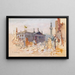 Rue Sackville en ruines - Edmond Delrenne — gerahmtes Bild an der Wand