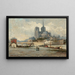 Notre-Dame de Paris - Edmund Aubrey Hunt — gerahmtes Bild an der Wand