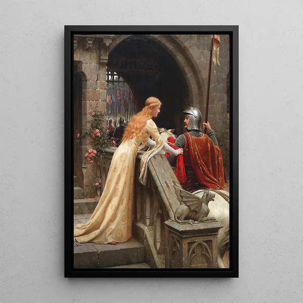 Reproduktion des Gemäldes Bon voyage - Edmund Blair Leighton
