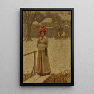 Edmund Blair Leighton - The winter walk.webp