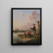 Die jungen Fischer - Edmund Bristow — gerahmtes Bild an der Wand