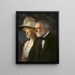 Henry Clay und Helen Frick - Edmund Charles Tarbell — gerahmtes Bild an der Wand
