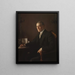 Woodrow Wilson - Edmund Charles Tarbell — gerahmtes Bild an der Wand