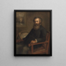 John Wesley Powell - Edmund Clarence Messer — gerahmtes Bild an der Wand