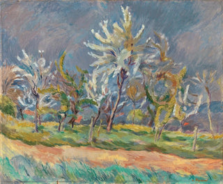 Frühlingslandschaft - Edmund Conrad Ferdinand von Freyhold — Ansicht des Kunstwerks