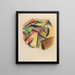 Ohne Titel - Edmund Fabry — gerahmtes Bild an der Wand