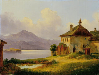 Edmund Mahlknecht - Haus am See im Salzkammergut.webp