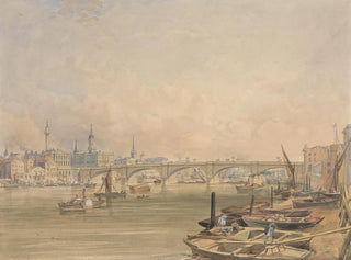 Eine Ansicht der London Bridge - Edmund Walker — Ansicht des Kunstwerks