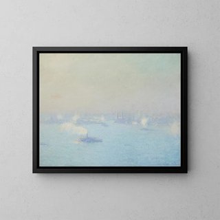 Edmund William Greacen - A Foggy Day on the Hudson.webp