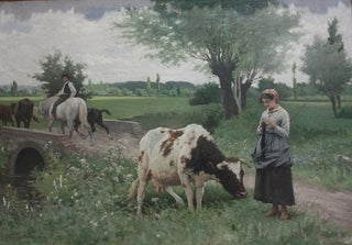 Edouard Bernard DebatPonsan - La Vache bien garde.webp