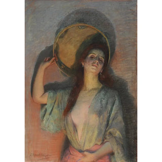Edouard RossetGranger - La femme au tambour de basque.webp