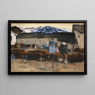Edouard Vallet - Cemetery in the Valais.webp