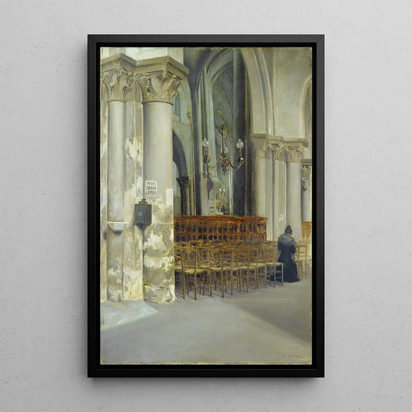 Edouard Zawiski - Intrieur de lglise SaintPierredeMontmartre.webp