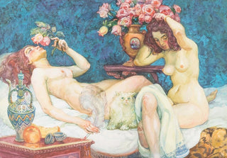 Eduard Adrian Dussek - SCENE IN THE BOUDOIR.webp