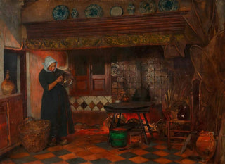 Eduard Charlemont - Hollndisches Kcheninterieur.webp