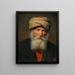 Portrait eines orientalischen Mannes - Eduard Charlemont — gerahmtes Bild an der Wand