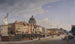 Vue arrière des maisons à Schloßfreiheit - Eduard Gaertner — Ansicht des Kunstwerks