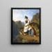 Glocken des Gebets - Eduard Heinel — gerahmtes Bild an der Wand