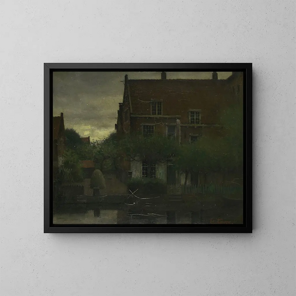 Tag bewölkt - Eduard Karsen — gerahmtes Bild an der Wand