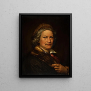 Eduard Magnus - Portrait Of Thorvaldsen In His Working Clothes.webp