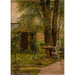 Garten mit einem Tisch - Eduard Majsch — Ansicht des Kunstwerks