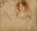 Dame im Hut in einem gelben Kleid - Eduard Veith — Ansicht des Kunstwerks