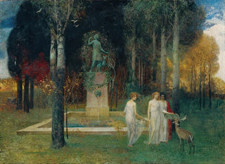Nymphe am Becken - Eduard Veith — Ansicht des Kunstwerks