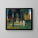 Nymphe am Becken - Eduard Veith — gerahmtes Bild an der Wand