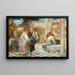 Rückkehr zur Tugend - Eduard Veith — gerahmtes Bild an der Wand