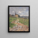 Alte Herberge an der Main - Eduard Zetsche — gerahmtes Bild an der Wand