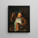 Bierverkostung Gemälde - Eduard von Grützner — gerahmtes Bild an der Wand