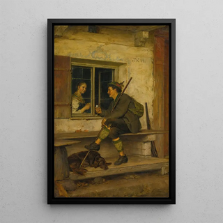 Eduard von Grtzner - The Tyrolean traveler.webp