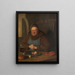 Abendessen - Eduard von Grützner — gerahmtes Bild an der Wand