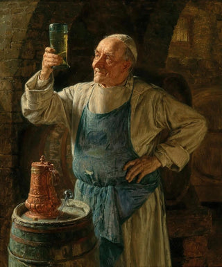 Eduard von Grtzner - Weinprobe.webp
