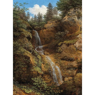 Eduard von Moro - A Mountain Stream.webp