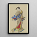 Geisha - Eduard von Steinle — gerahmtes Bild an der Wand