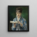 Der Leser - Eduardo León Garrido — gerahmtes Bild an der Wand