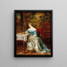 Eine elegante Dame in einem historistischen Interieur - Eduardo Zamacois y Zabala — gerahmtes Bild an der Wand