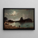 Strand von Botafogo - Eduardo de Martino — gerahmtes Bild an der Wand