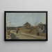 Seit Vestre Aker - Edvard Munch — gerahmtes Bild an der Wand