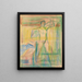 L'homme agit - Edvard Munch — gerahmtes Bild an der Wand