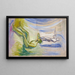 Männer, die sich der Sonne zuwenden - Edvard Munch — gerahmtes Bild an der Wand
