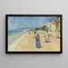 Morgen an der Promenade des Anglais - Edvard Munch — gerahmtes Bild an der Wand