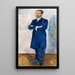 Portrait von Ernest Thiel - Edvard Munch — gerahmtes Bild an der Wand