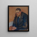 Portrait de Helge Bäckström - Edvard Munch — gerahmtes Bild an der Wand