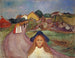 Route à Aasgaardstrand - Edvard Munch — Ansicht des Kunstwerks