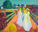 Die Frauen auf der Brücke - Edvard Munch — Ansicht des Kunstwerks